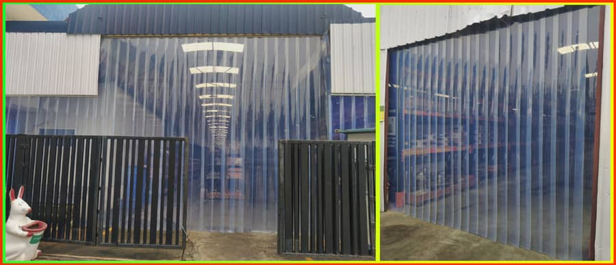 transparent pvc strip curtains